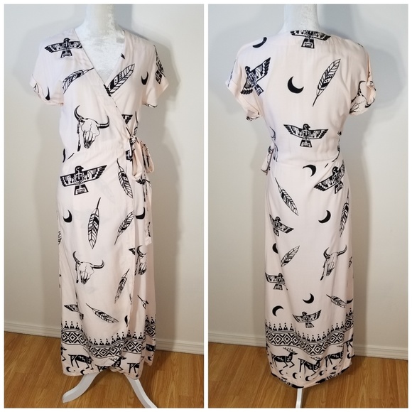 Suen Noaj Free Love Free People | boho wrap dress - Picture 4 of 8